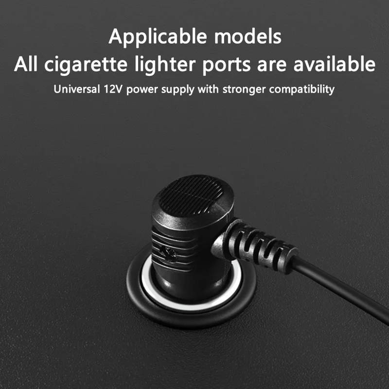 ANJUNY Winter Car Electric Heated Seat Cushion with Backrest Plush Chair Heating Pad - Black / Passenger Side