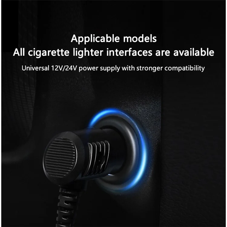 ANJUNY Car Electric Heated Seat Cushion Leder+Samt+Schaum Winter Sitzheizung mit Rückenlehne - Schwarz+Dunkelblau / Fahrerseite
