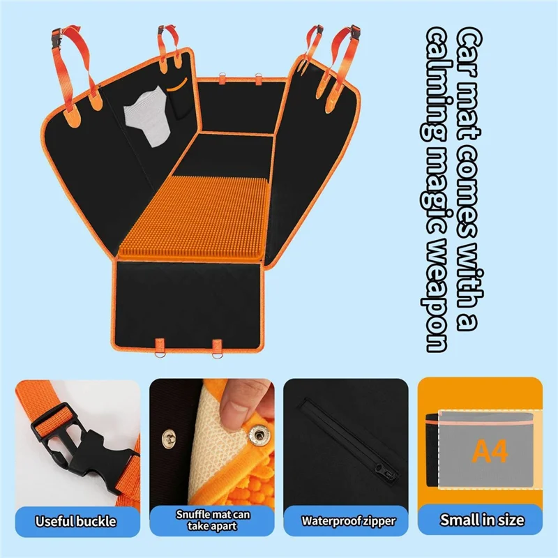 Anti-Scratch Waterproof 600D Oxford Cloth Pet Dog Mat Washable Car Seat Cushion