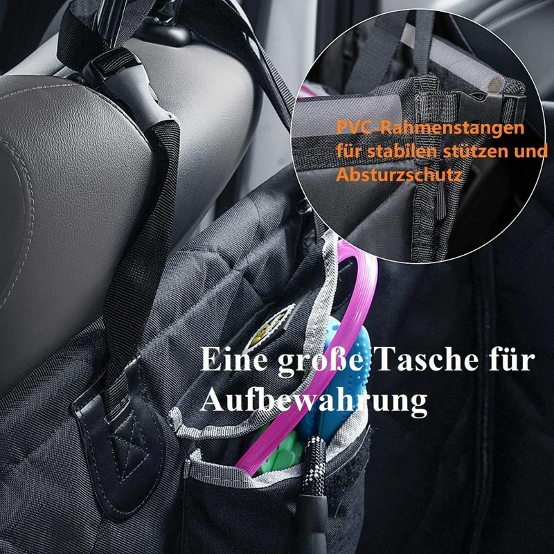 Waterproof Oxford Fabric Removable Folding Single Seat Car Pet Mat