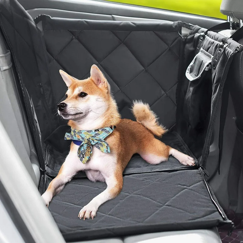 Waterproof Oxford Fabric Removable Folding Single Seat Car Pet Mat