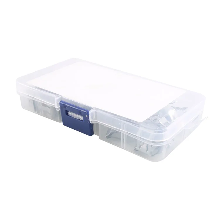 A8239 50 Pièces 1#+2#+5#+6#+7# Agrafe de Fixation de Garniture de Tableau de Bord en Acier au Carbone 