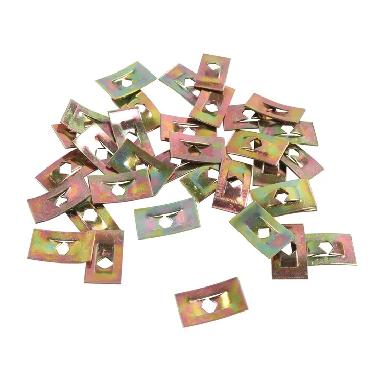 Kit d'assortiment de 180 pièces de clips en U en acier au carbone A7860 M3+M4+M5+M6 avec boîte