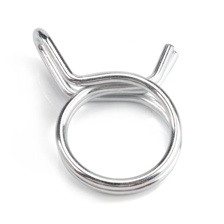 A2389 70Pcs 6-18 Assorted Double Spring Tube Clip Clamp avec boîte de rangement