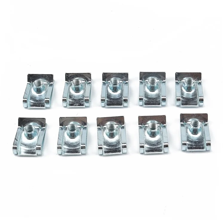 A2706 200 pièces M4 M5 M6 M8 Assortiment de fixation rapide U Nut and Bolt avec boîte