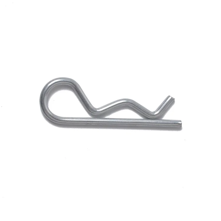 A1226 100 Pièces Acier au Carbone Type R Goupille d'Attelage Tracteur Clip Goupille Fendue Assortiment 