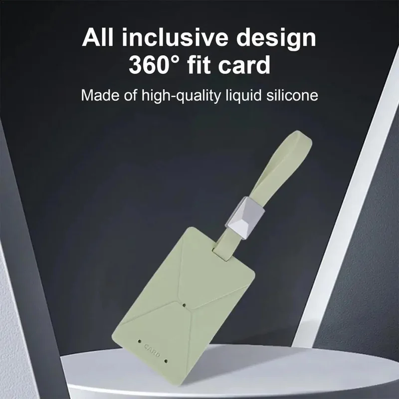 TSL937 Model 3 / Y Card Key Holder TPE Protective Case with Key Chain - White