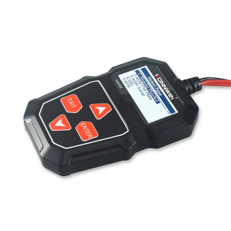 Konnwei KW208 Automotive Battery Tester Car Digital 12V 100-2000CCA Strumento Di Prova Del Sistema Di Ricarica