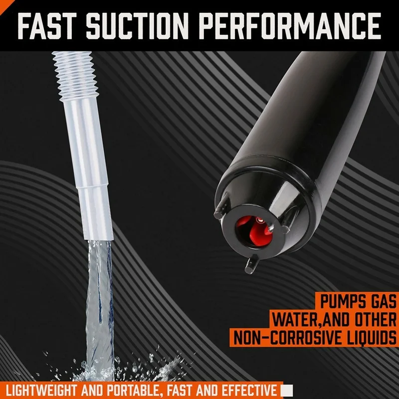 Portable Electric Fuel Transfer Pump Battery Powered Siphon Pump for Car Gas Tank and Water