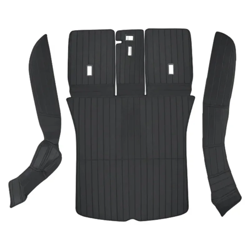 TSL1093 3Pcs / Set For Model Y Car Oxford Cloth Rear Trunk Mat Cushion Cargo Liner