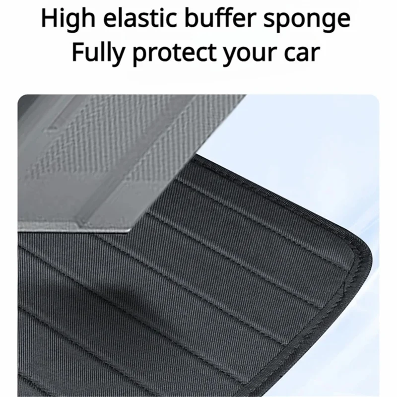 TSL1093 3Pcs / Set For Model Y Car Oxford Cloth Rear Trunk Mat Cushion Cargo Liner