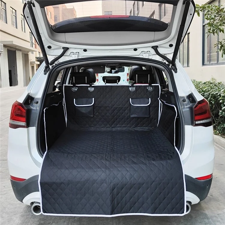 4830 Oxford Cloth SUV Car Rear Back Seat Cover 185x105x35CM Pet Dog Rest Mat with 2 Pockets