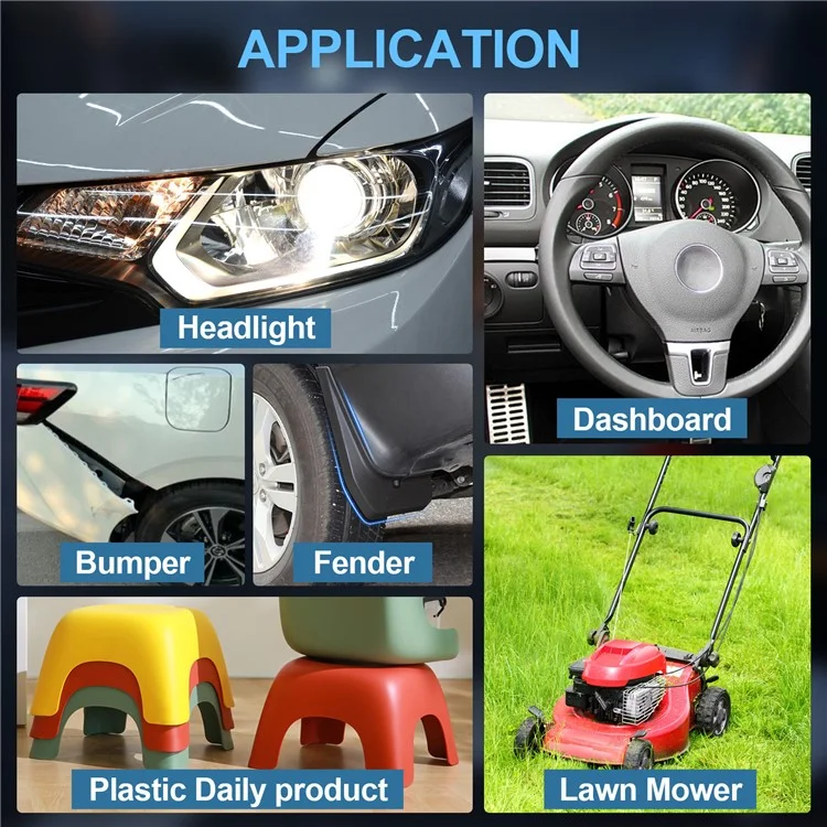 HLW-500 50W Mini Handheld Welding Gun Car Bumper Repair Welding Tool - Schwarzer US-Stecker