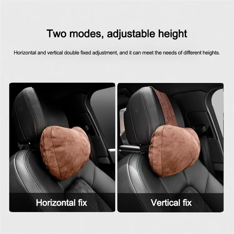 Supporto per il collo in memory foam per poggiatesta per auto, 1152, marrone