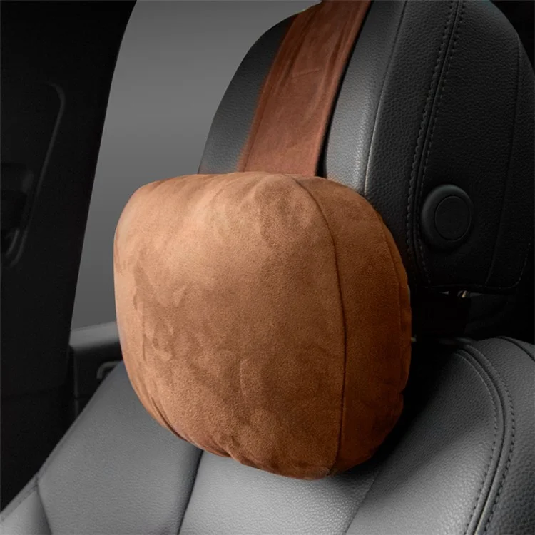 Supporto per il collo in memory foam per poggiatesta per auto, 1152, marrone
