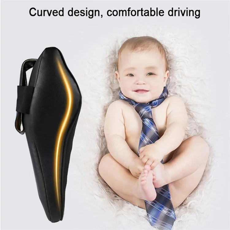 TS000512 Подушка для спины модели 3 / Y / S / X с памятью Form Lumbar Support Cushion Car Headrest Neck Pillow - Черный