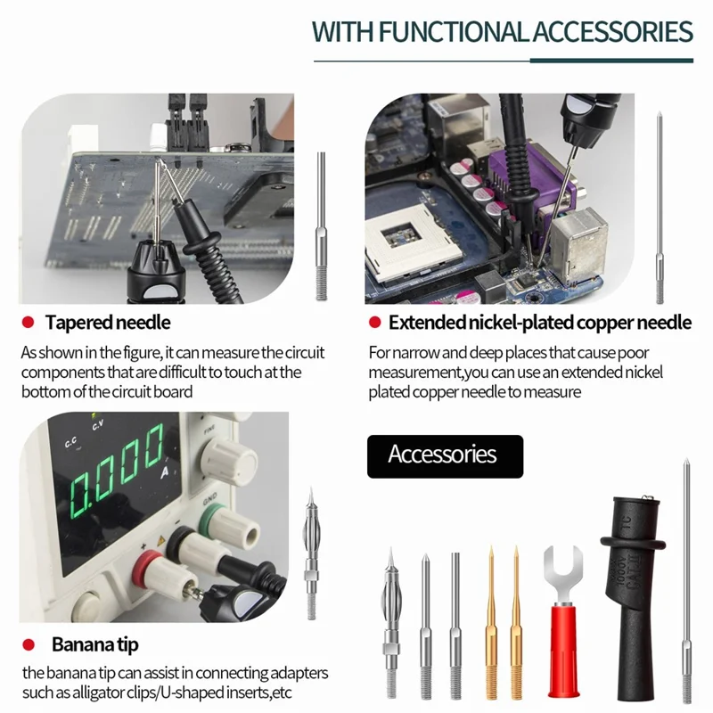 ANENG A3007 Smart Pen Type Multimeter with LCD Digital Display 6000 Counts Non-Contact AC/DC Voltage Resistance Test Tool