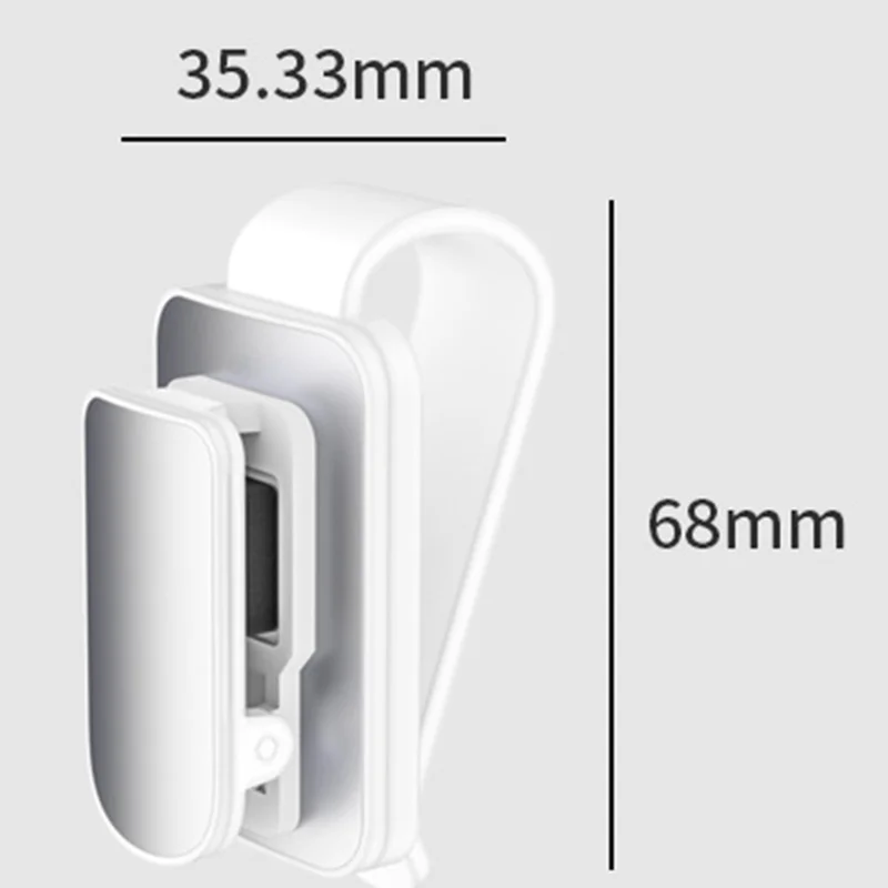 Sunglass Holder for Car Sun Visor Metal+ABS Eyeglass Hanger Clip Car Multi-Functional Glasses Mount Visor Organizer - Black+Grey