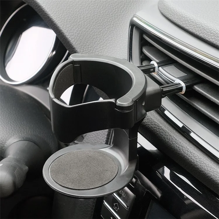 Porte-gobelet d'aération de voiture L1287 Porte-bouteille Porte-boisson Rack ABS avec support de montage d'une capacité de charge de 1 kg