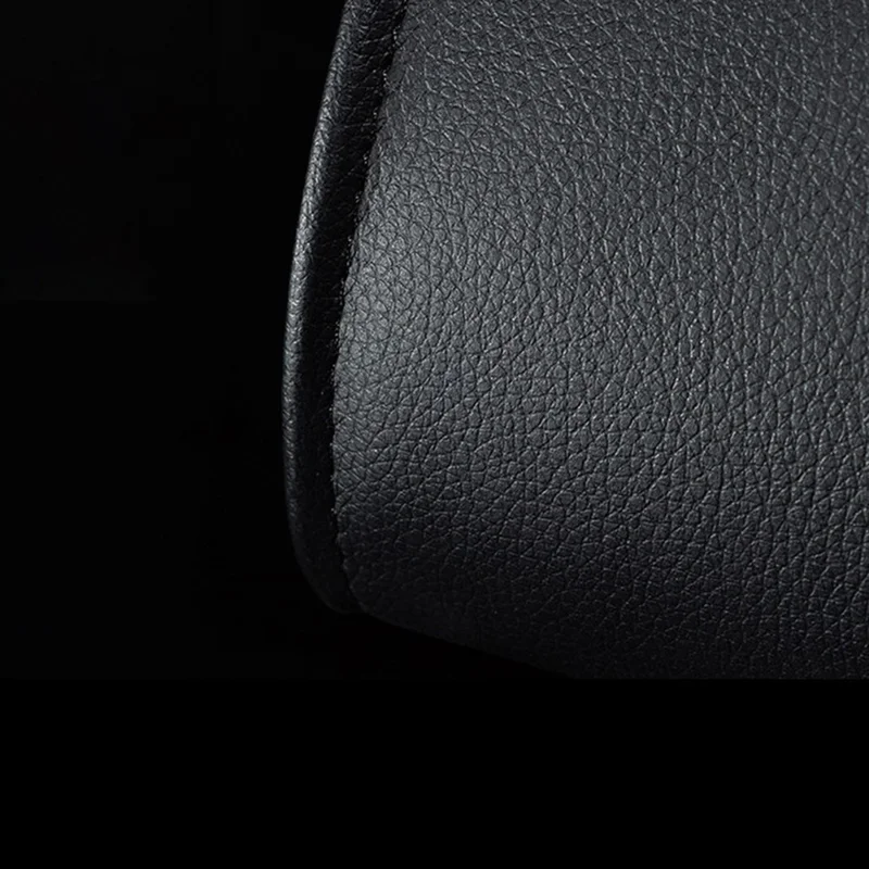 Magnetic Closure Garbage Bag Vehicle Rubbish Container PU Leather+PC Car Trash Bag with LED Light - Brown