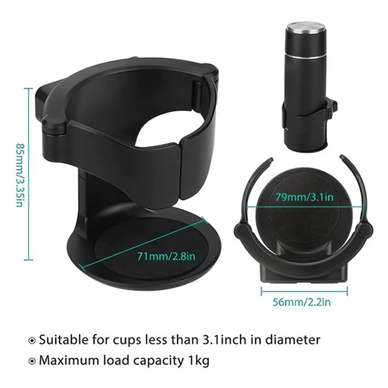 Car Air Vent Mount Water Cup Holder ABS Vehicle Air Outlet Cup Bottle Ashtray Bracket