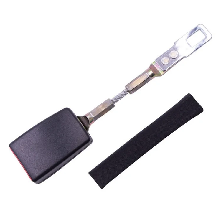 Prolunga per cintura di sicurezza auto da 25 cm - Nero