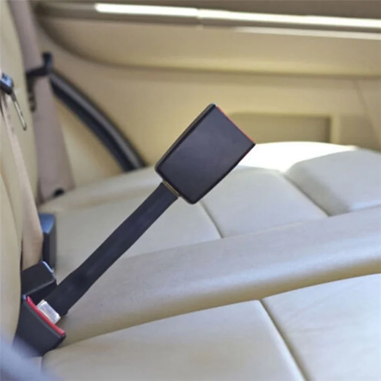 Prolunga per cintura di sicurezza auto da 25 cm - Nero