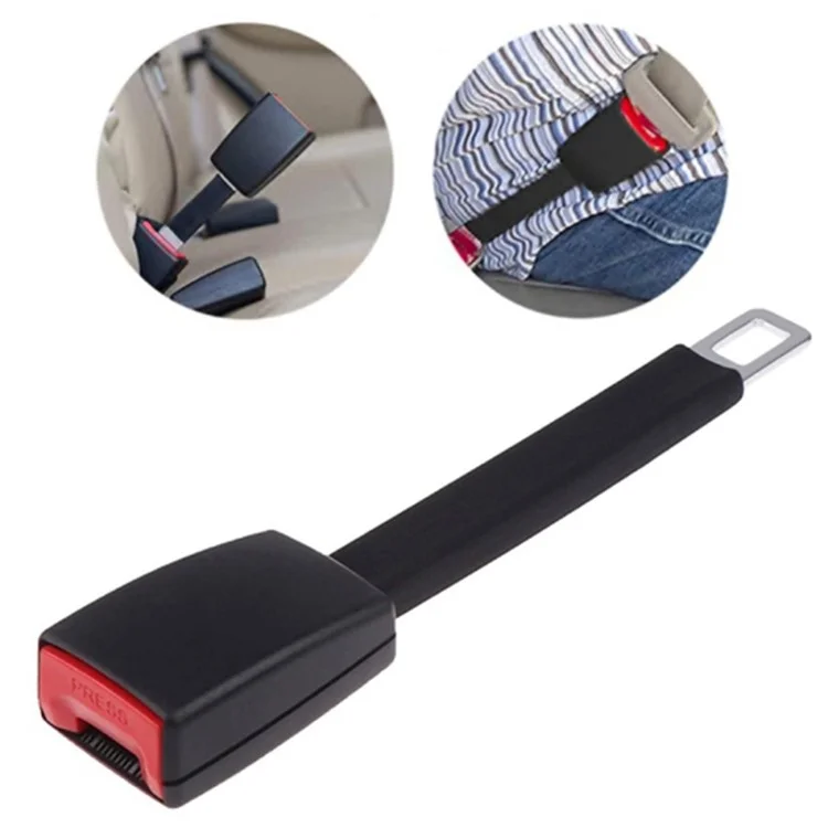 Prolunga per cintura di sicurezza auto da 25 cm - Nero