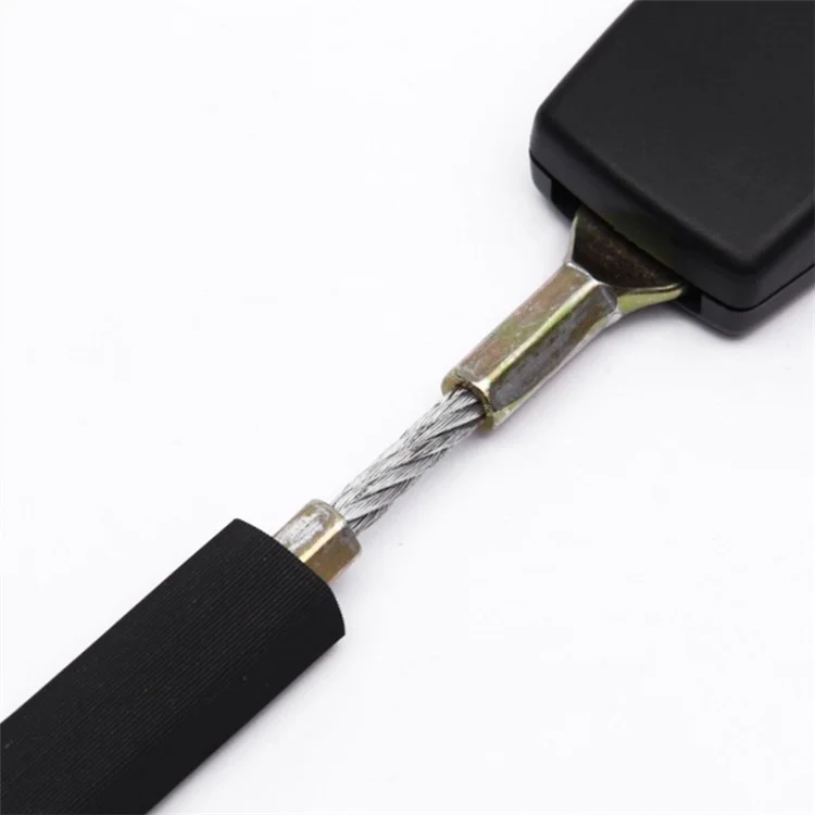 Prolunga per cintura di sicurezza auto da 25 cm - Nero
