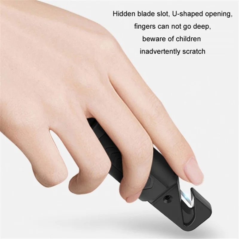 Płyta rejestracyjna parkingowa z aromaterapią, wielofunkcyjny młotek bezpieczeństwa samochodowego, urządzenie do rozbijania szyb - Czerwony