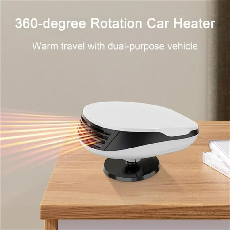 Cigarette Lighter 12V Car Heater 120W Fast Heating Warmer Defroster 360-Degree Adjustable Defogger