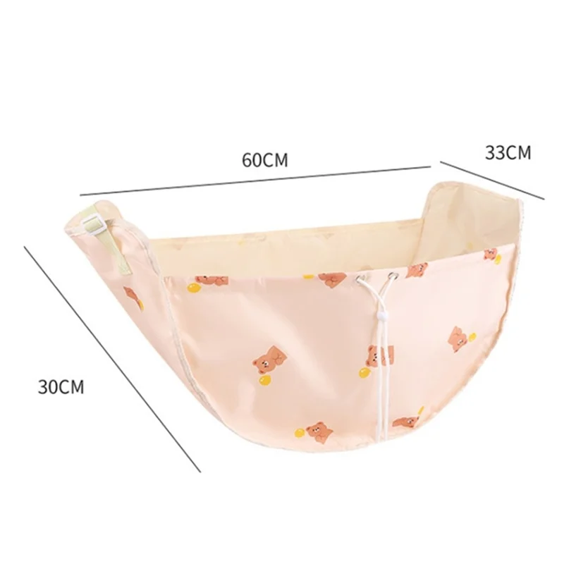 Oxford Cloth Rear Seat Sundries Bag Car Hammock Storage Bag Backseat Organizer - Balloon and Bear