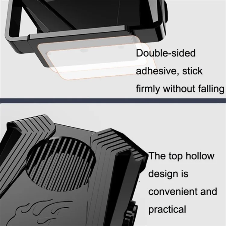 Ventilateur de Chauffage Automobile Mini 12V, Désembuage et Dégivrage de Pare-Brise, Appareil de Chauffage d'Intérieur de Véhicule en ABS