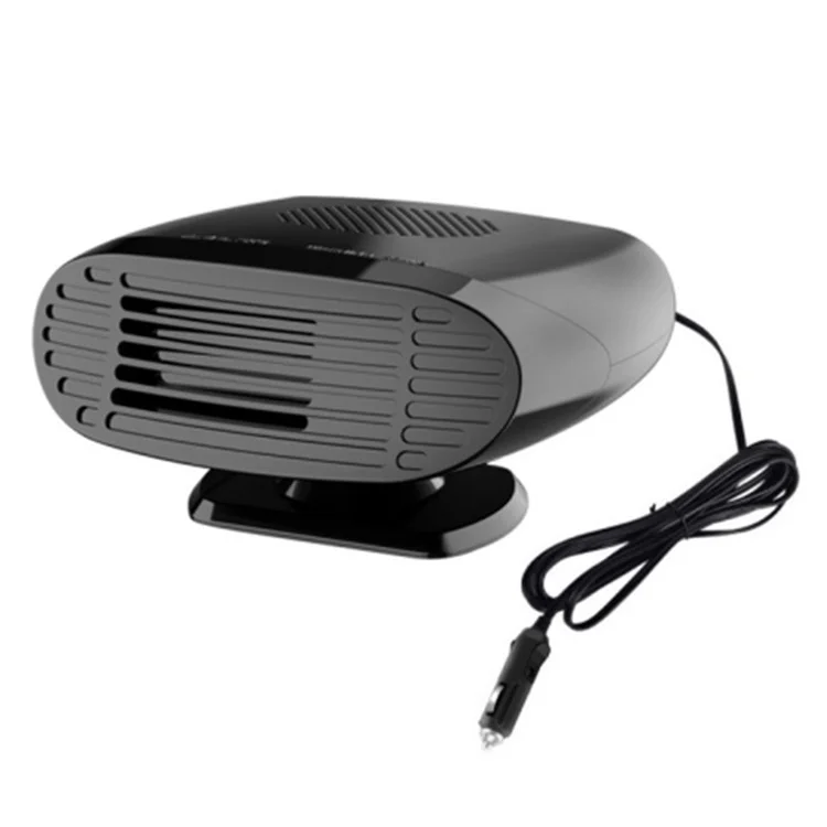 FL-002 24V Mini Chauffage de dégivrage et de désembuage de pare-brise de voiture Ventilateur de chauffage intérieur de véhicule en hiver - Noir 
