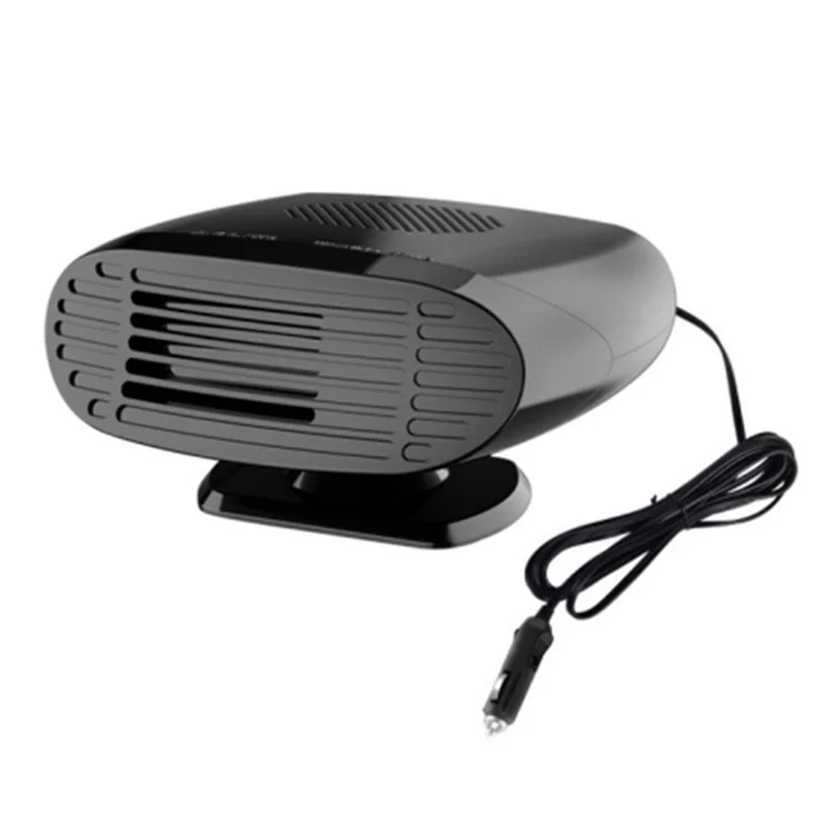 FL-002 12V Mini Chauffage de Pare-Brise de Voiture Dégivreur Désembuage Appareil Chauffage Intérieur de Véhicule Hiver Ventilateur - Noir