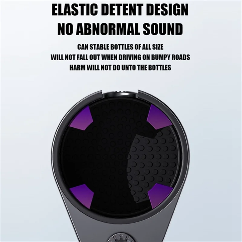 Vehicle Mounted Car Cup Holder 360 Degree Rotating Drink Beverage Holder Bracket, Size L