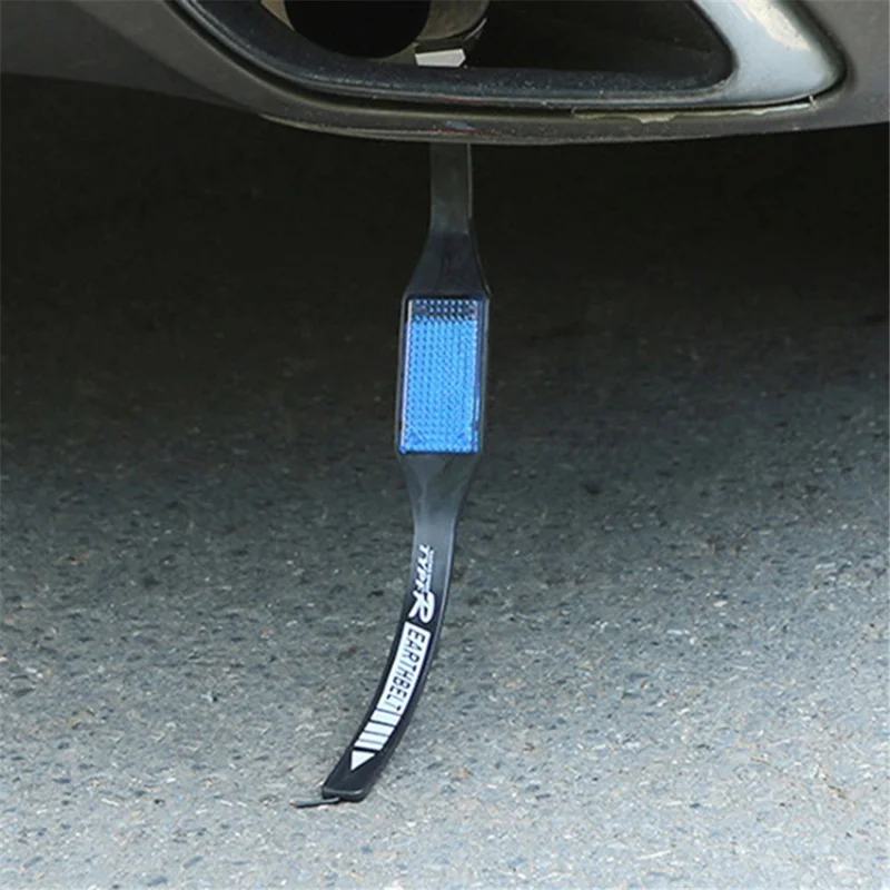 TYPE-R Rubber Anti-static Belt Car Vehicle SUV Electrostatic Safe Ground Wire Strap - Blue