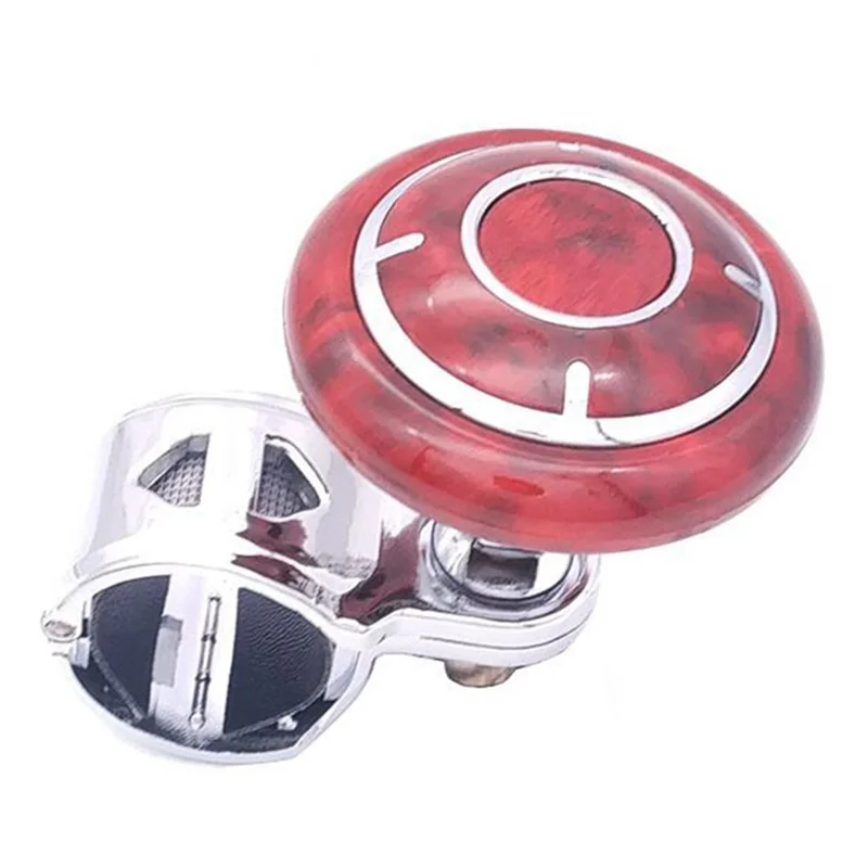 YI-71 Car Steering Wheel Knob Power Handle Knob Booster Steering Wheel Spinner - Peachwood