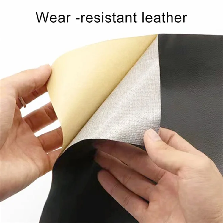 30 x 137 cm selbstklebender Lederreparatur-Patch für Sofas, Autositze PVC-Lederklebetechnik - Aprikose