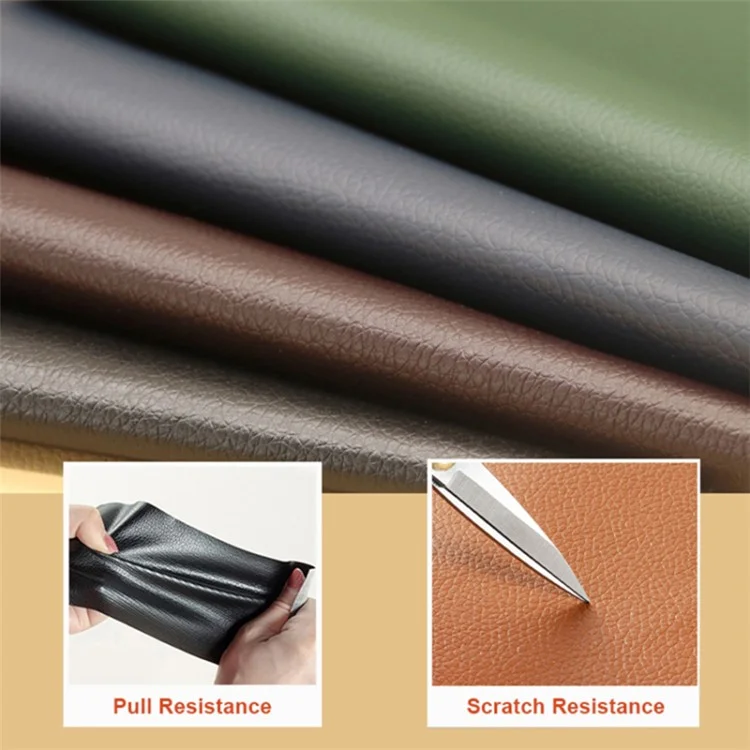 30 x 137 cm selbstklebender Lederreparatur-Patch für Sofas, Autositze PVC-Lederklebetechnik - Aprikose