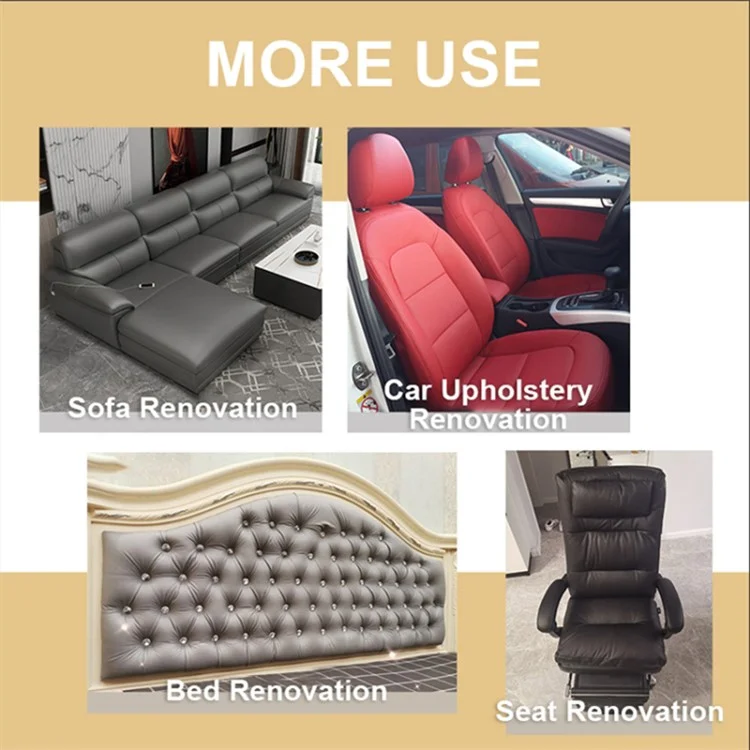 30 x 137 cm selbstklebender Lederreparatur-Patch für Sofas, Autositze PVC-Lederklebetechnik - Aprikose