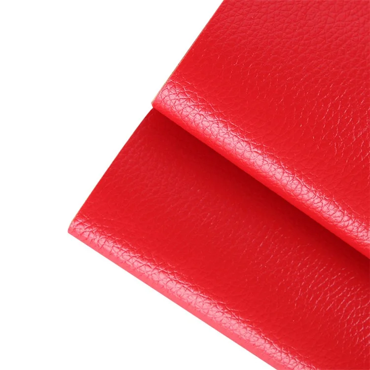 60x137CM Couches Sofa PVC Leather Repair Patch Kit Self-Adhesive Sticker for Furniture, Car Seats, Jackets - Red