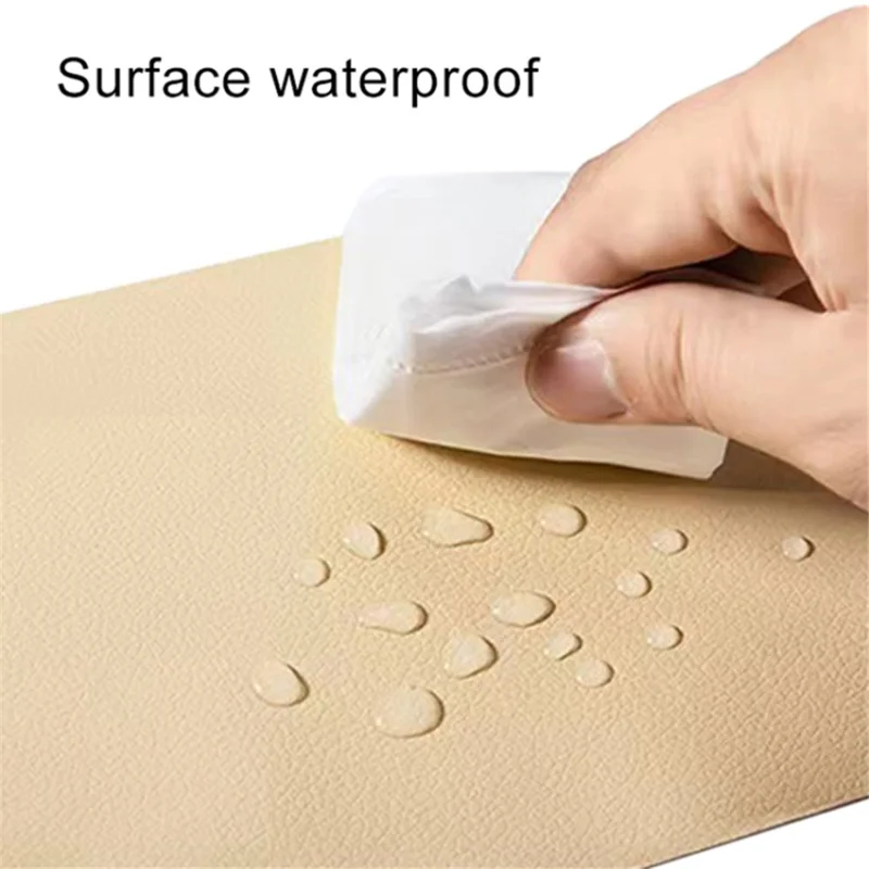 Fita adesiva de reparo de couro de PVC 100x100CM para sofás, assentos de carro, sofás, bolsas, móveis - Marrom Escuro