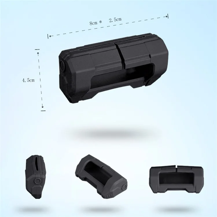 SNBLO Custodia per fibbia della cintura di sicurezza dell'auto in silicone di grandi dimensioni - Verde