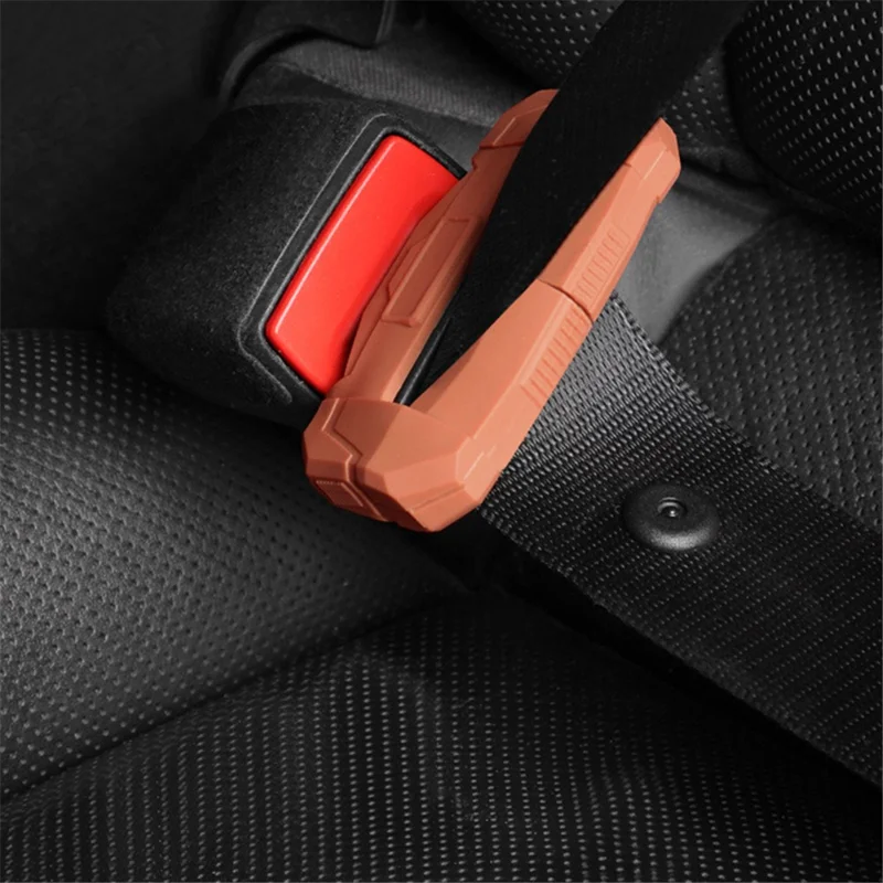 SNBLO Large Type Car Seat Belt Buckle Silicone Case Safety Belt Buckle Protective Cover - Light Green