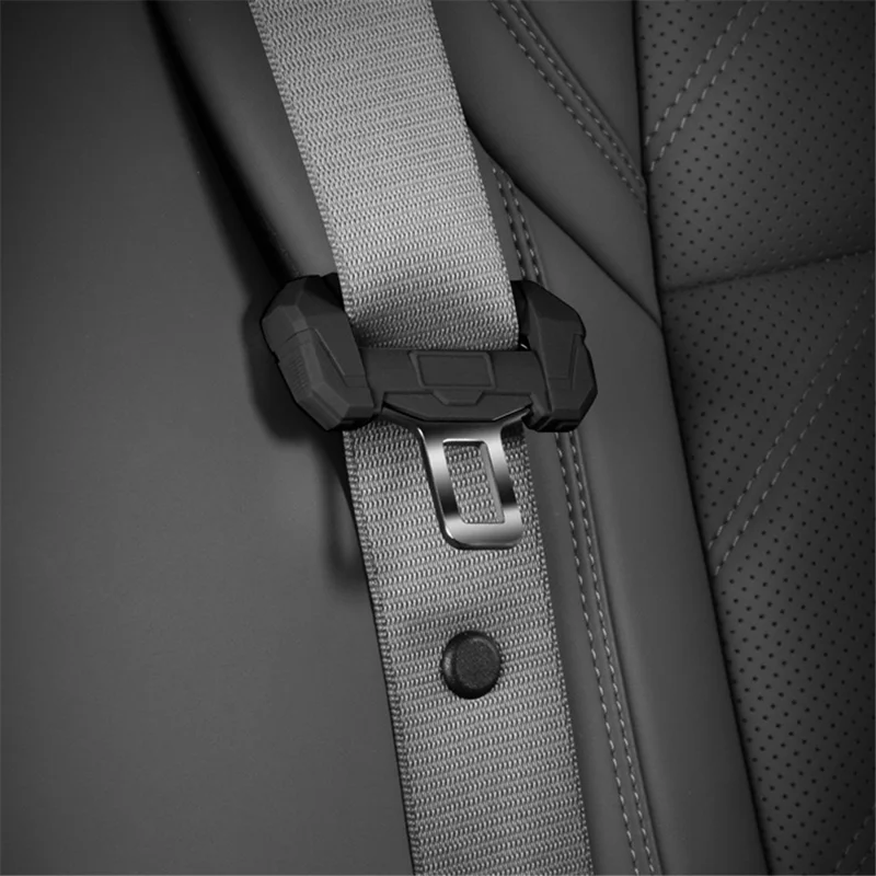 SNBLO Large Type Car Seat Belt Buckle Silicone Case Safety Belt Buckle Protective Cover - Light Green