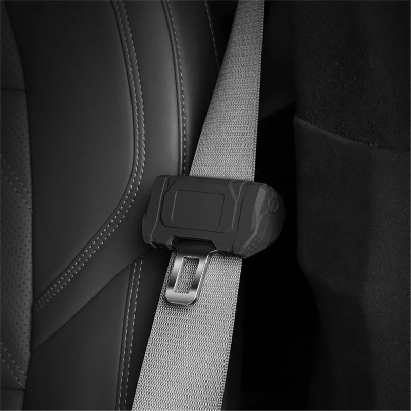 SNBLO Small Type Car Seat Belt Buckle Silicone Case Anti-scratch Seatbelt Buckle Cover - White