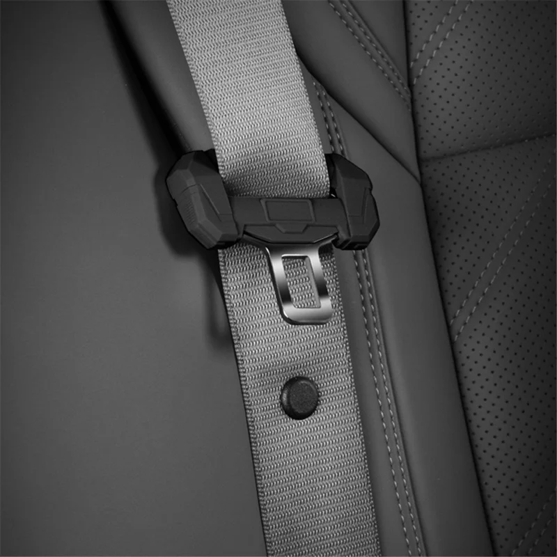 SNBLO Small Type Car Seat Belt Buckle Silicone Case Anti-scratch Seatbelt Buckle Cover - White