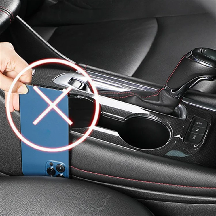 SNBLO Microfiber Leather Car Seat Seam Filling Strip Vehicle Seat Gap Filler Strip - Grey