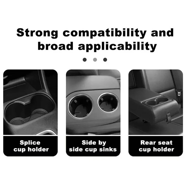 SD-1043 Multi-function Organizer Table Car Cup Holder Expander with Rotating Tray - Blue